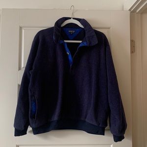 Patagonia Vintage Blue Synchilla Fleece Womens sz L